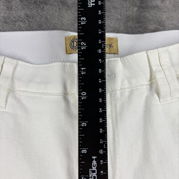 Democracy Women Jeans Ab-Technology White Denim Bootcut Coastal Size 16 H292 - Picture 5 of 10